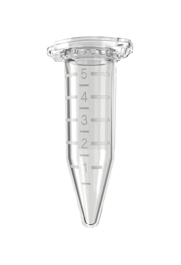 艾本德Eppendorf Tubes? 5.0 mL 帶鎖扣蓋，啟動套裝, 5.0 mL, 400 個離心管（2 盒， 每盒 2 包ｘ100 個），2 個離心管架（可放置 12 個離心管），白色；8 